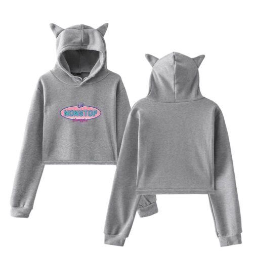 Oh My Girl Cropped Hoodie #1